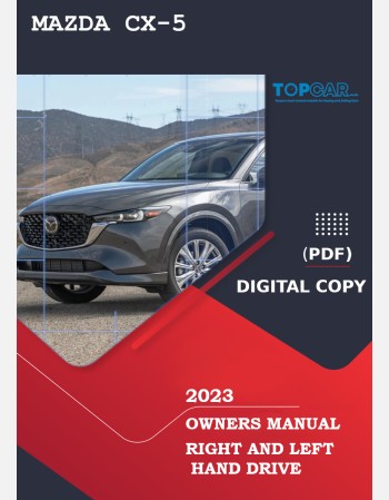 mazda cx-5 2023 owners manual rhd and lhd